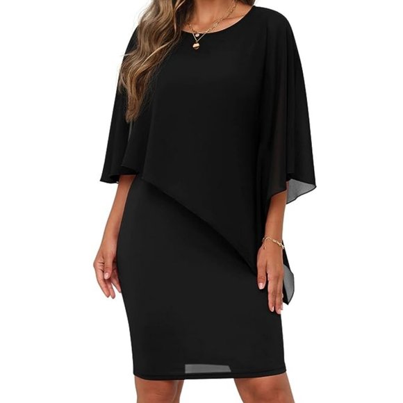 Chiffon Layered Dress XL *NWT* - Picture 3 of 6